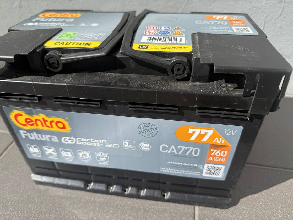 Centra futura 77ah 760a. Nowy akumulator sprzedam