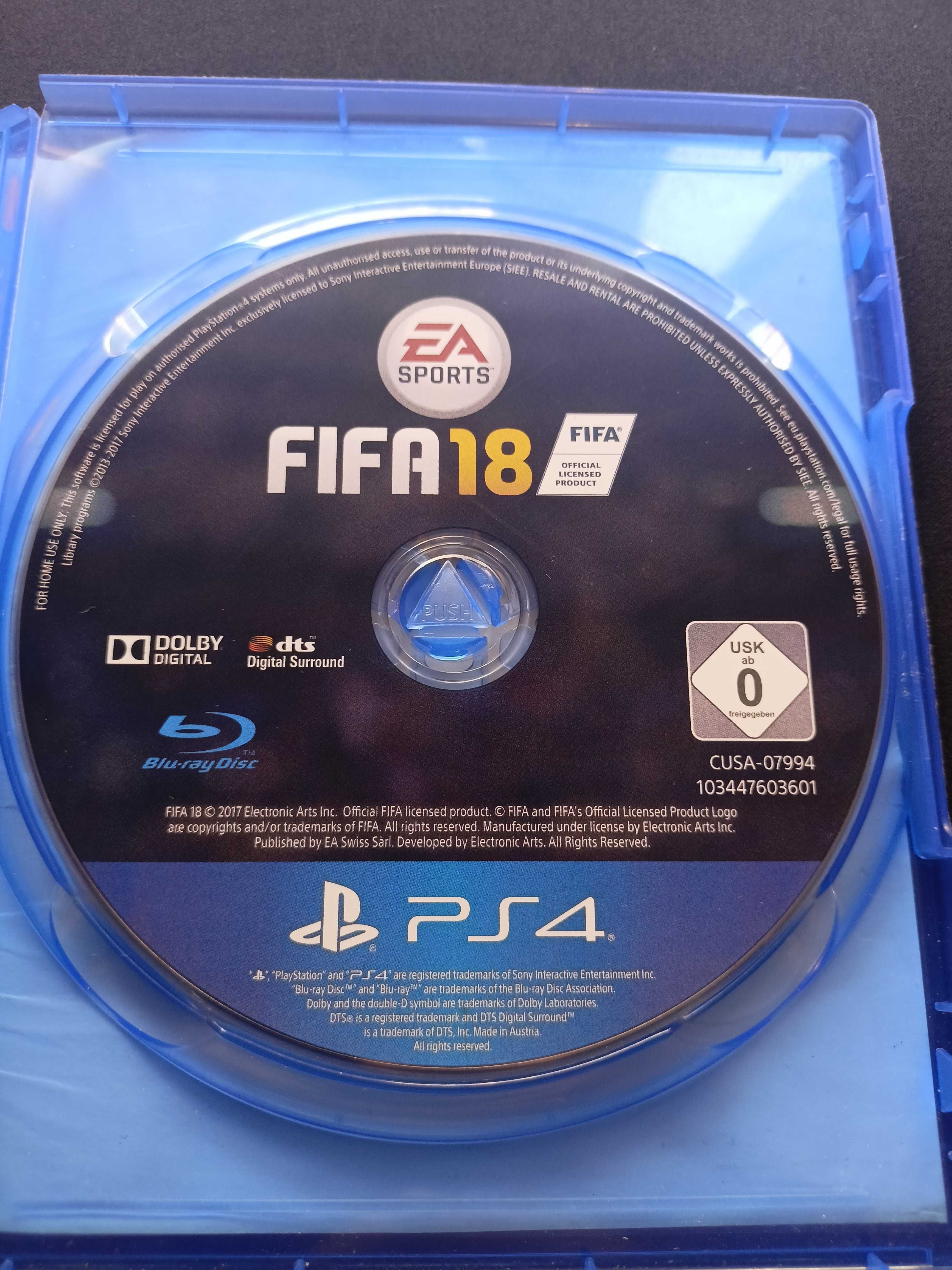 Gra na PS4 "FIFA 18"