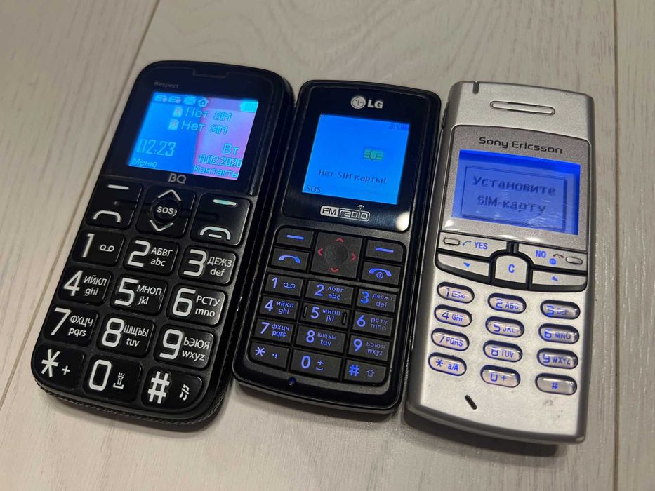 Ретро телефон кнопочный. Цена за 3шт