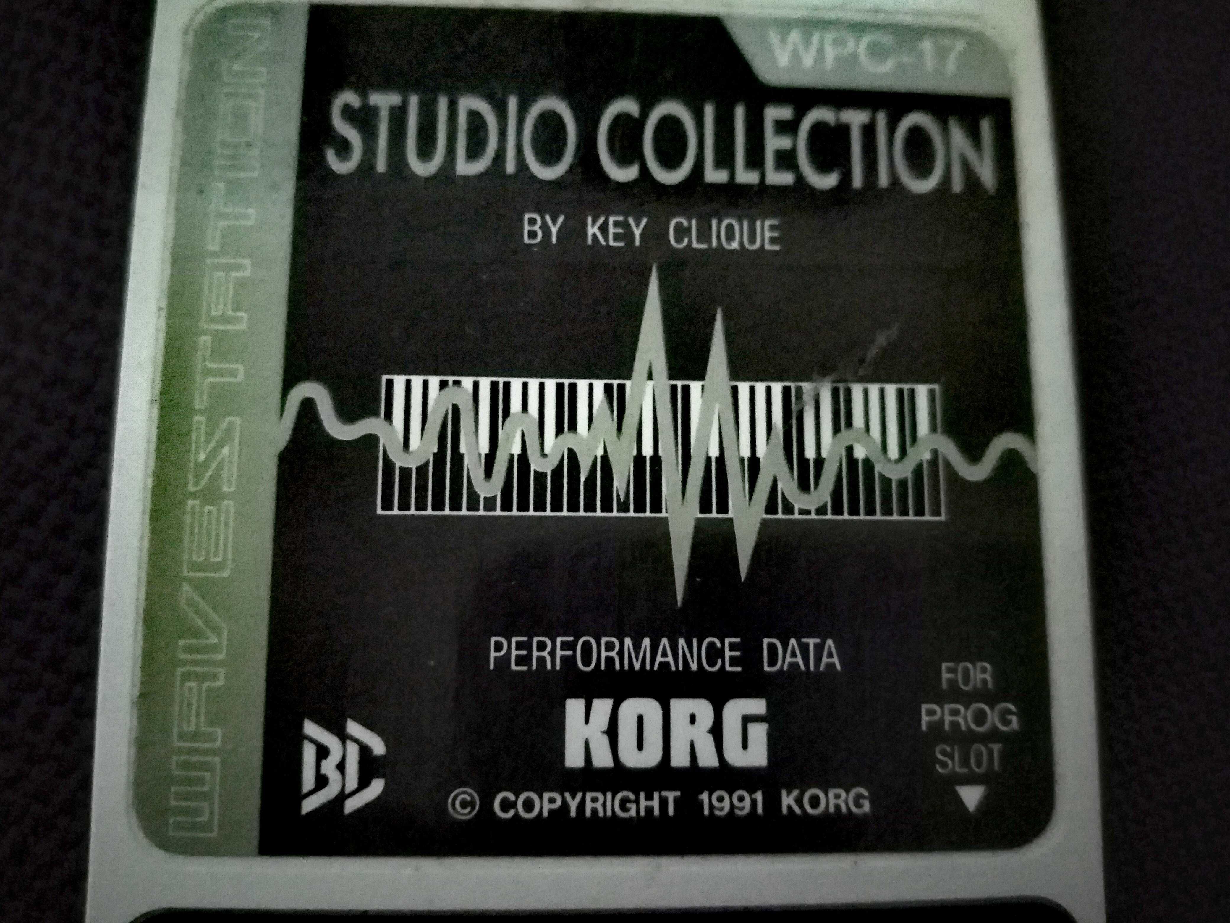 Korg Wavestation Card