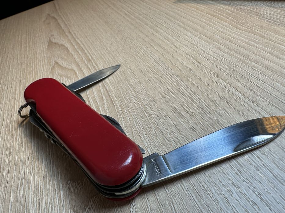 Stary niemiecki kolekcjonerski scyzoryk Rostfrei grzyby