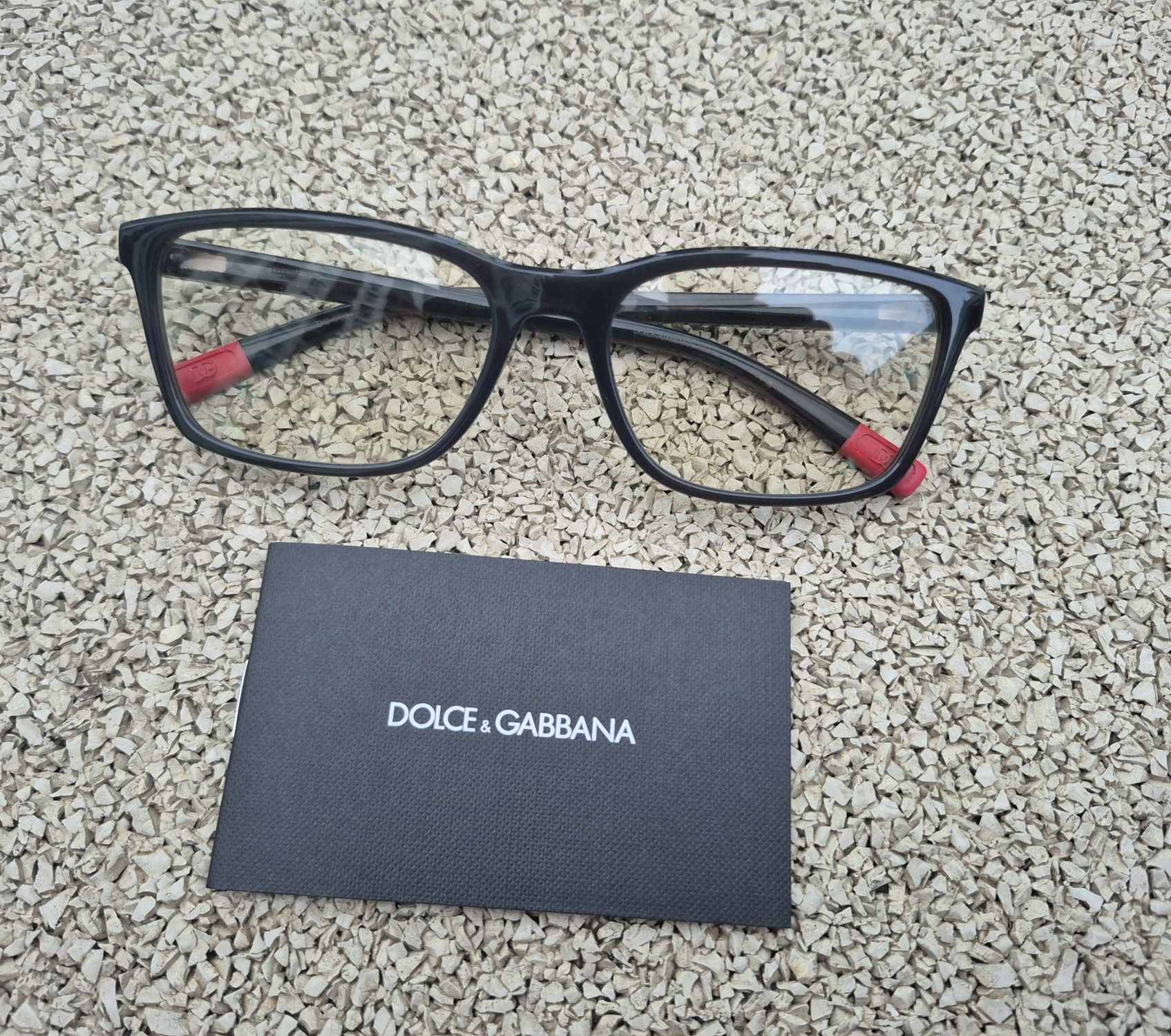 Чоловічі чорні глянцеві  оправи DG5091  3160 від Dolce & Gabbana!