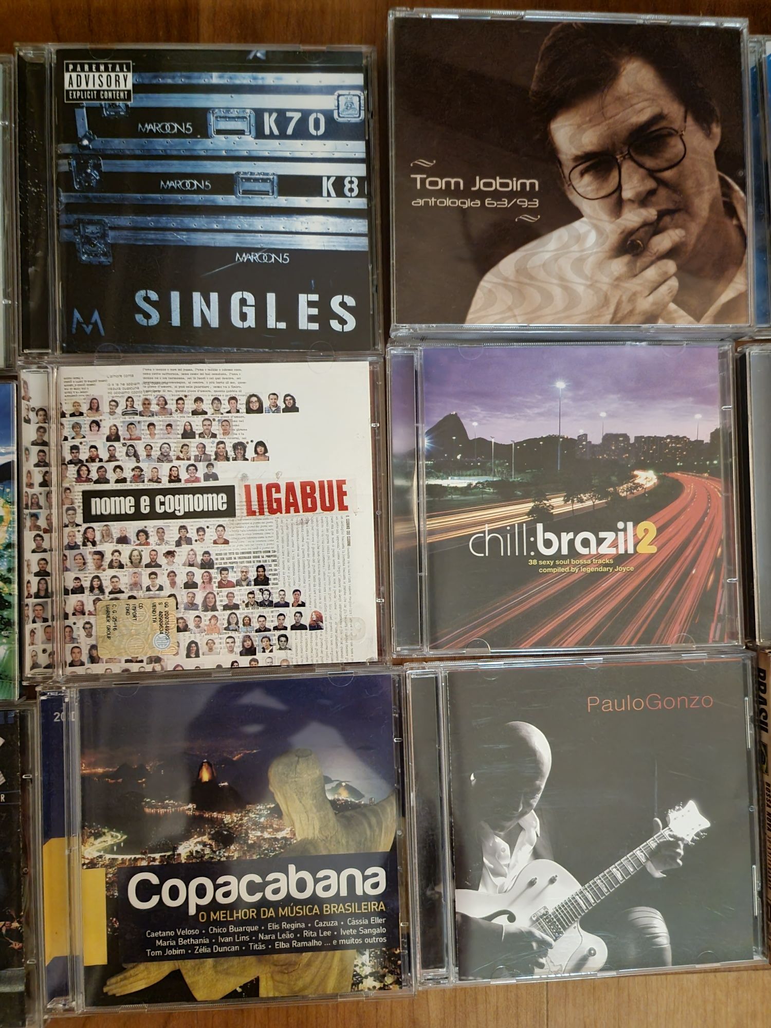 Vários Cds de música brasileira, bossa nova e outros tipos música