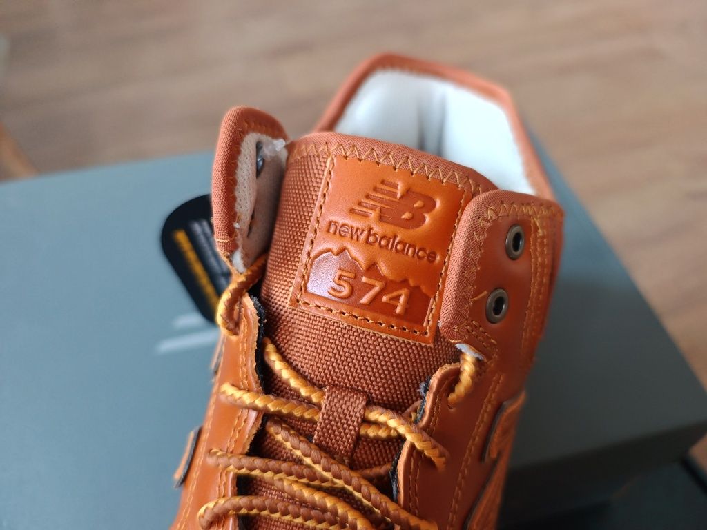 Nowe New Balance buty męskie 42.5 U574HBB wysokie Sneakersy Brąz retro