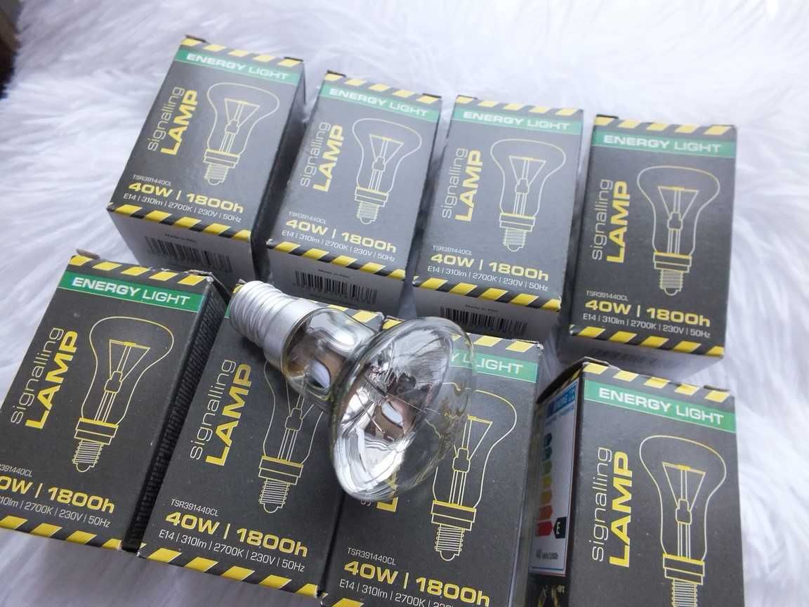 Żarówka typu grzybek do lamp Lawa 40W E14 Nowa w kartoniku Ostatnie 2