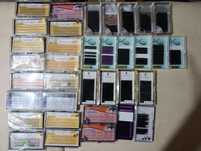 35 pudełek rzęs, gotowe kępki, paletki rzęs, secret lashes, nagraraku
