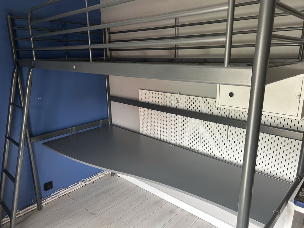 Lozko Ikea na antresoli