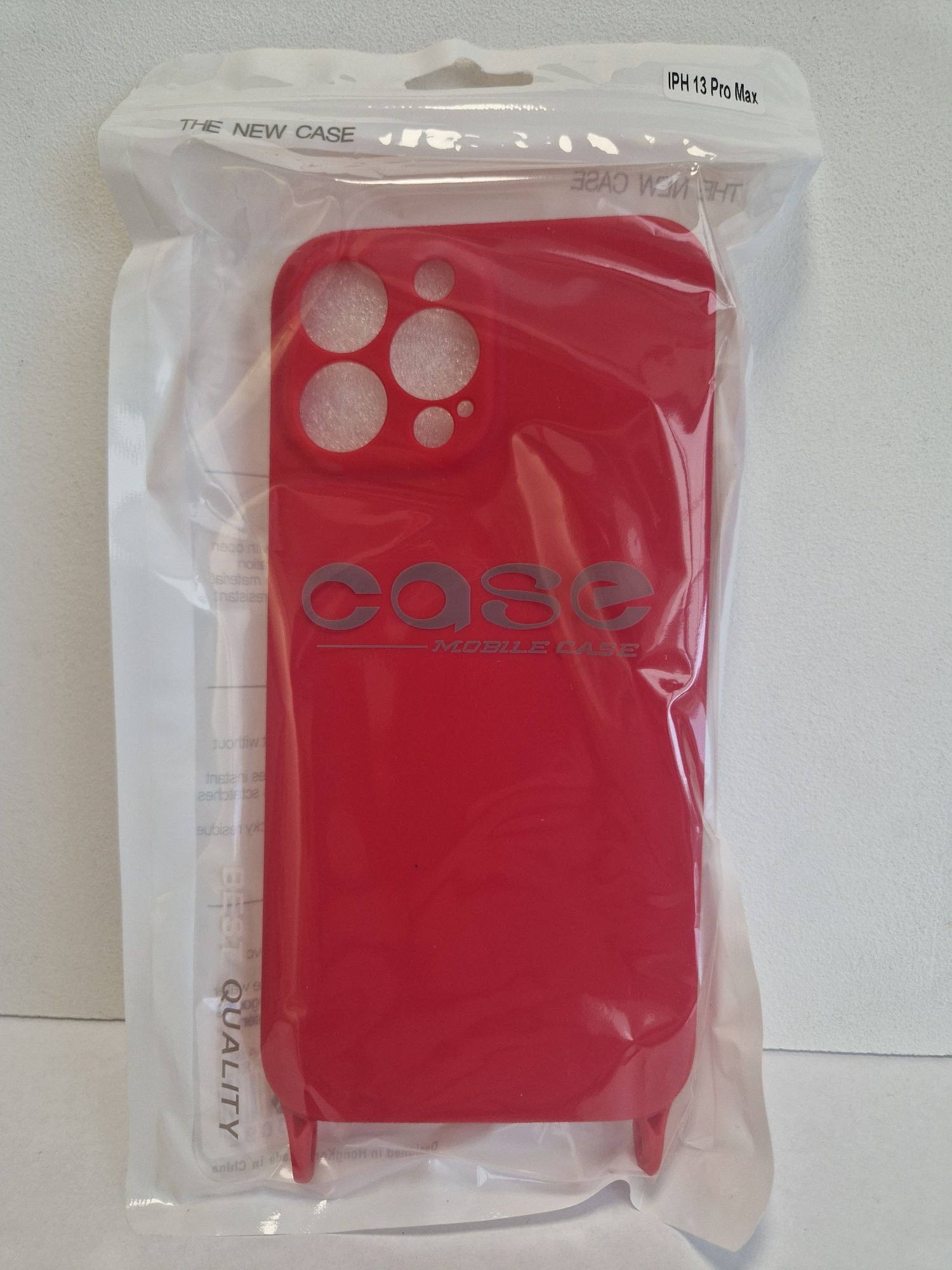 Strap Silicone Case do Iphone 13 Pro Max wzór 2 czerwony