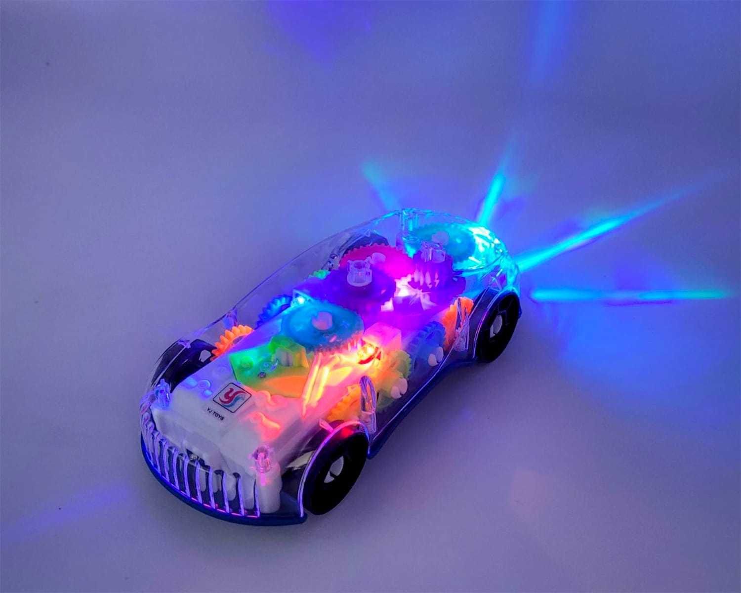 Interaktywny samochód auto autko jeździ świeci gra