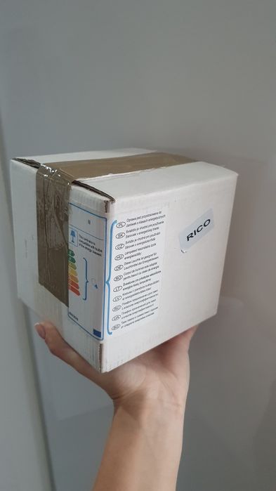 Lampa kwadratowa RICO klinkiet kwadratowy biały mleczny