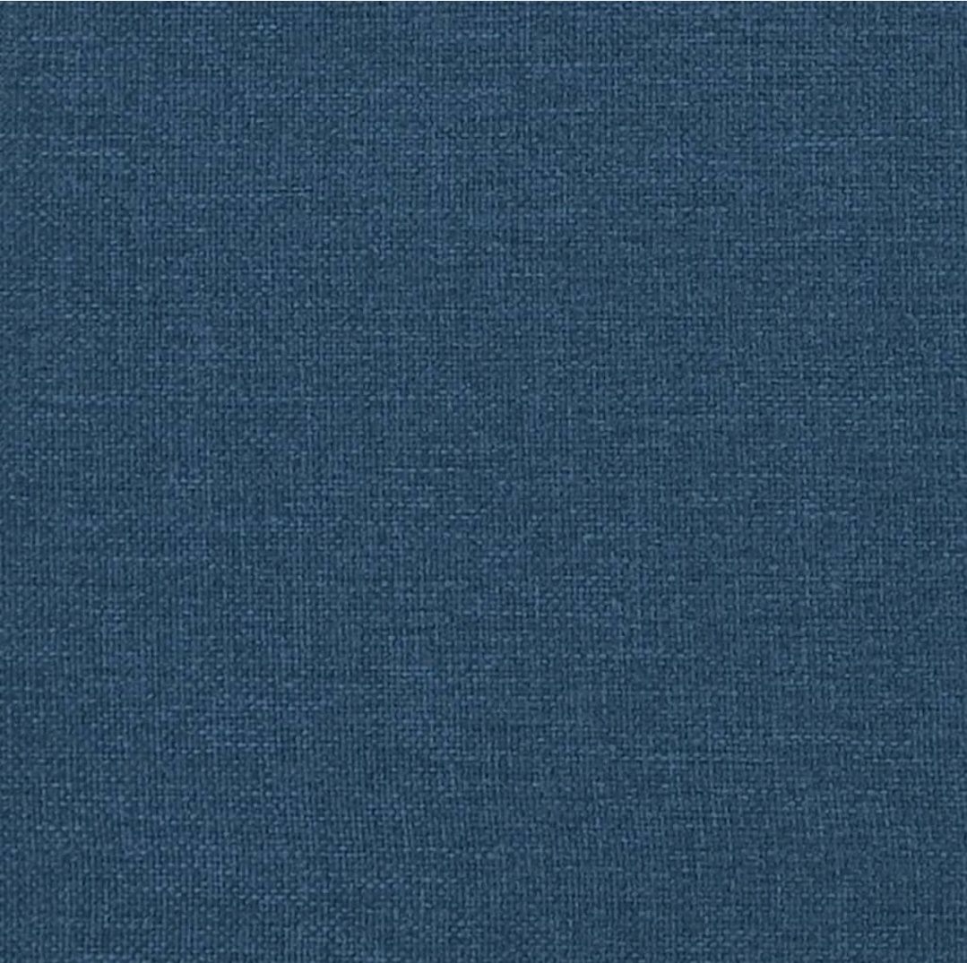 VidaXL Rama łóżka łóżko sypialniane niebieskie  100x200 cm, obita tkan