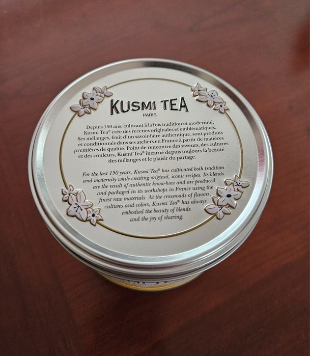 Puszka po i na herbatę Kusmi tea BB detox grapefruit