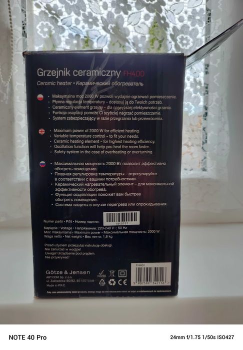 Grzejnik ceramika
