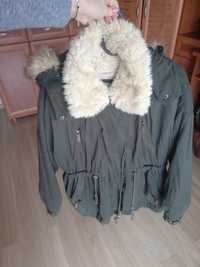 Parka khaki Zara trafluc