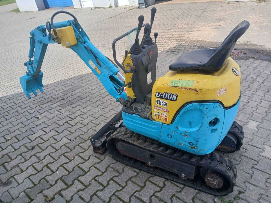 Minikoparka Kubota K008-3 U008 stan bardzo dobry