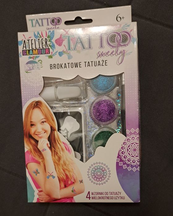 Brokatowe tatuaże NOWE Tattoo sweety