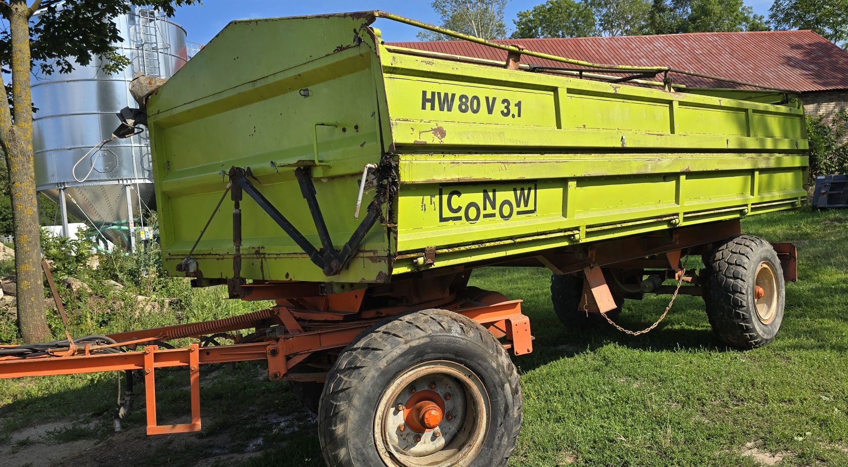 Przyczepa rolnicza HL HW 8011 CONOW Skorupowa wywrotka 2 szt