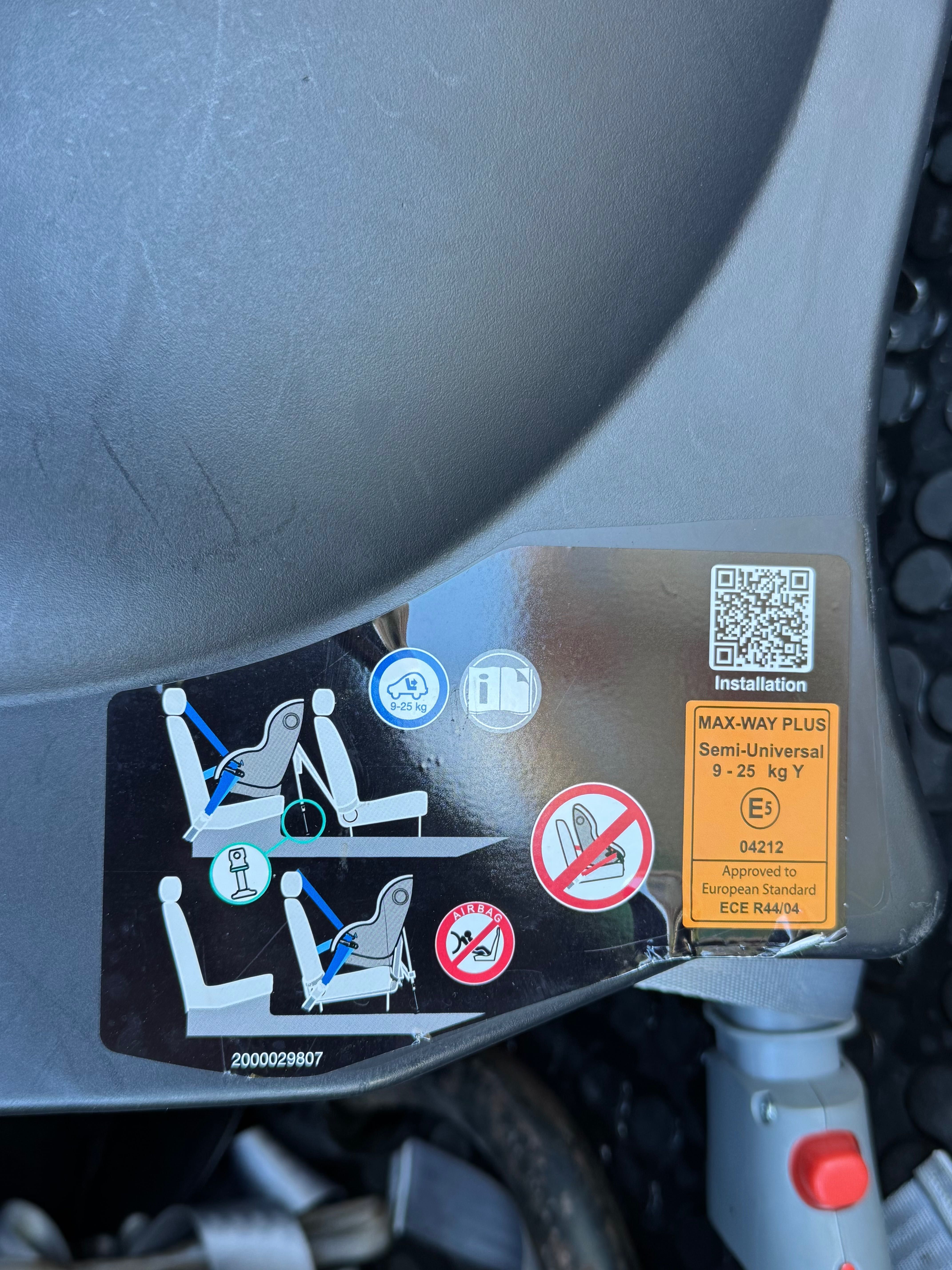 Fotelik samochodowy Britax Roomer max way plus
