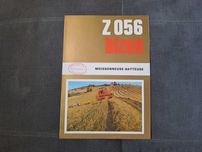 Oryginalny prospekt reklama kombajn BIZON Z056 Agromet FMŻ