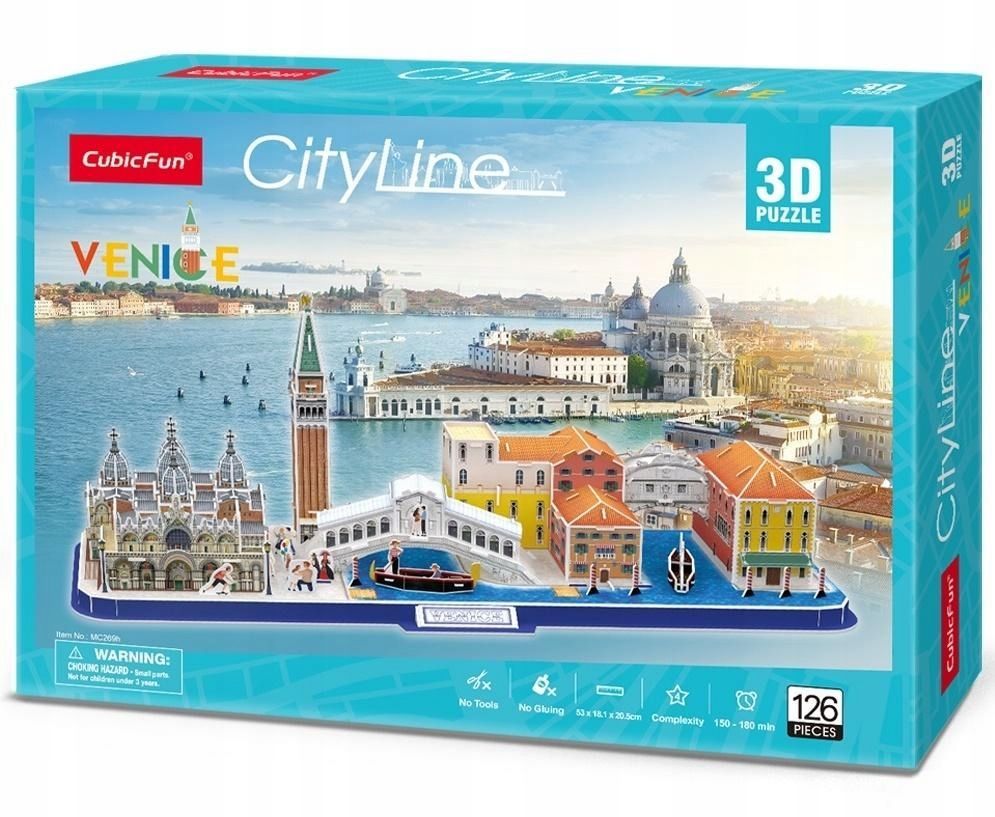 Puzzle 3d Cityline Wenecja, Dante