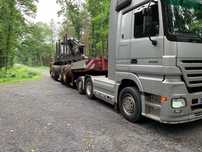 Mercedes Actros V8 2558+Empl naczepa niskopodwoziowa