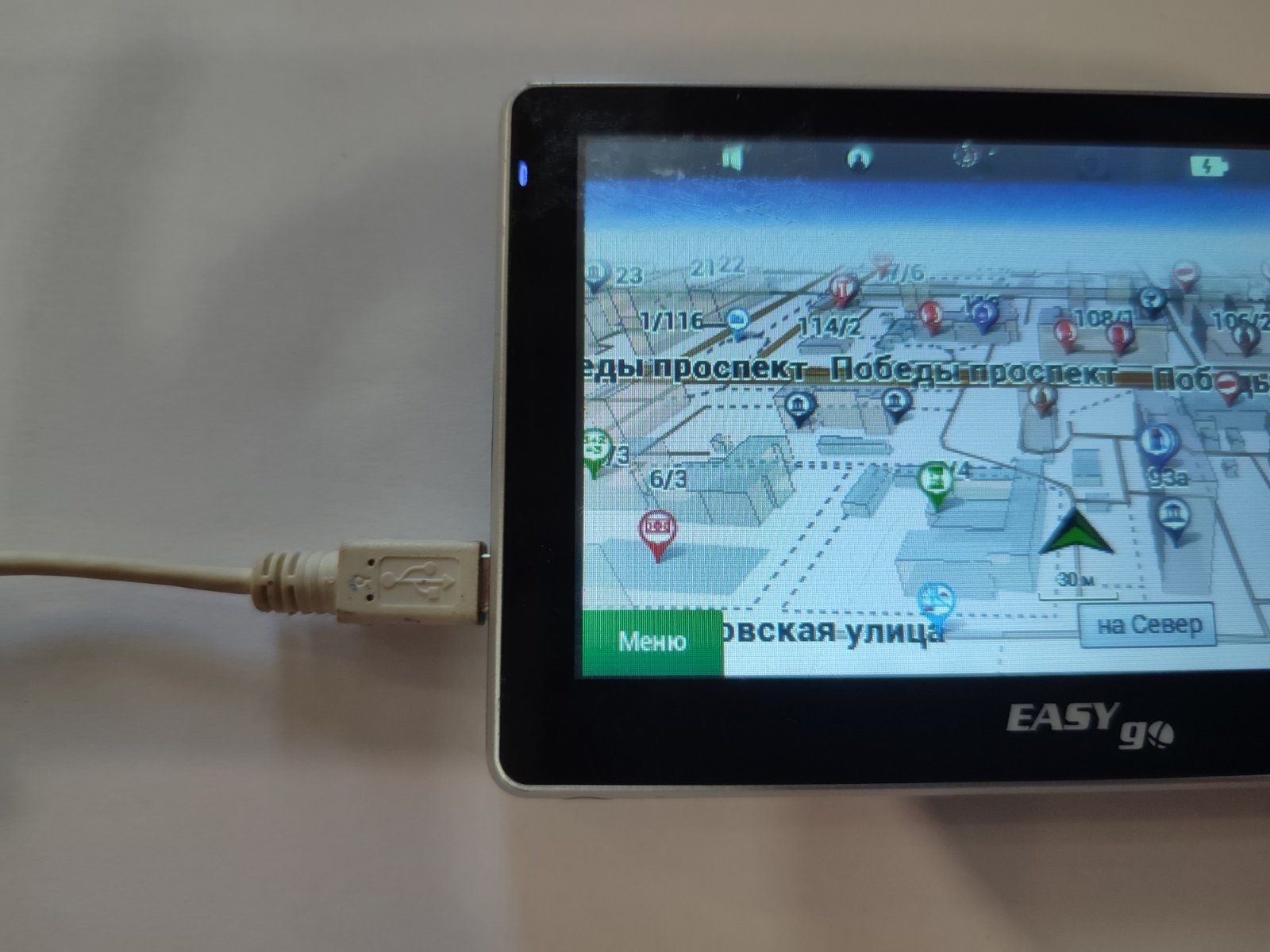 Навигатор EasyGo 555 (GPS)