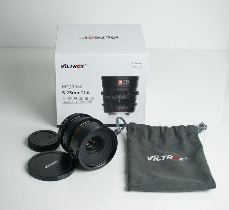 VILTROX 23mm T1.5 CINE [MFT] - stan jak nowy!