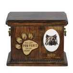 Eurasier drewnianai urna z psem Art-Dog