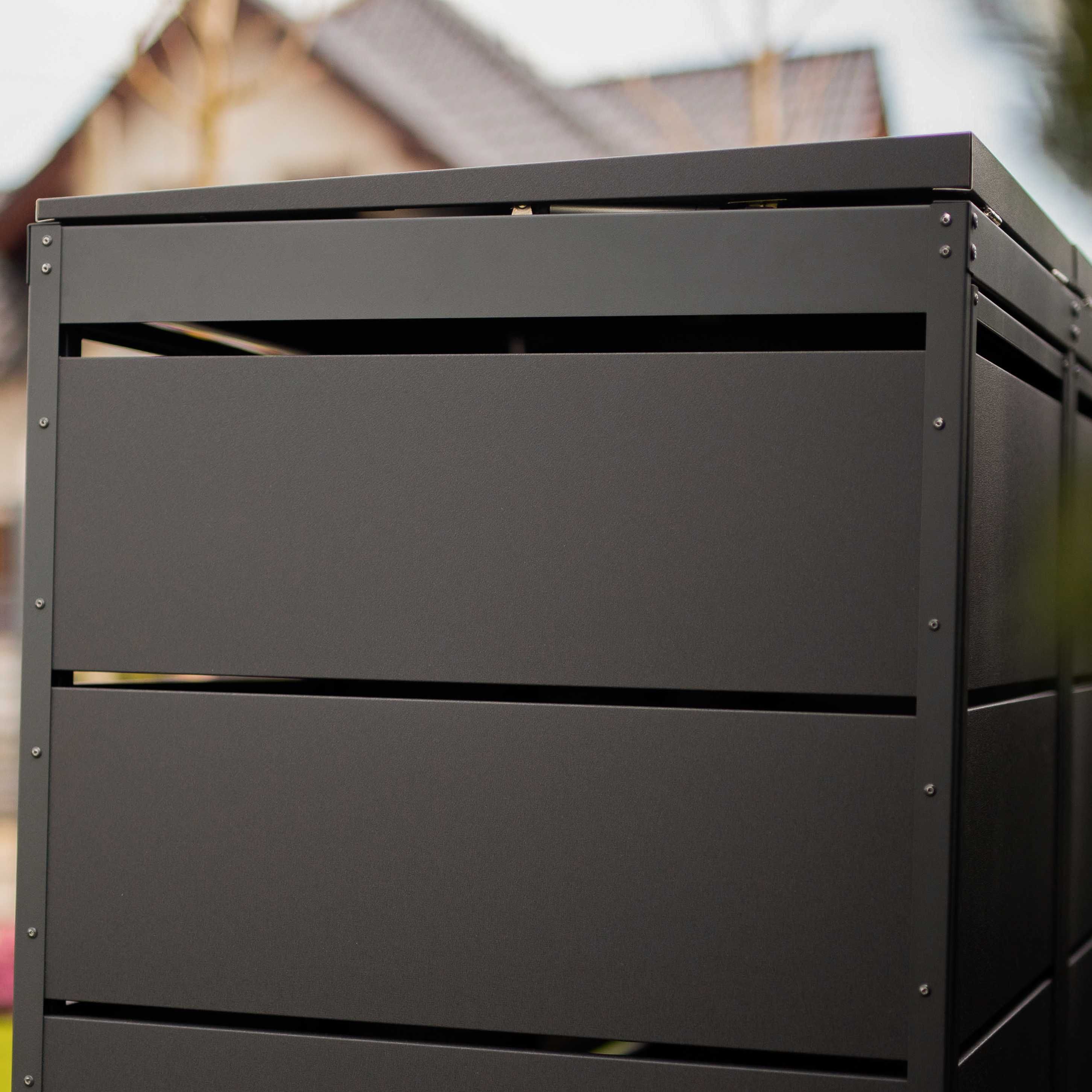 Zabudowy koszy na śmieci Obudowy na kosze Top Box 4x120L premium