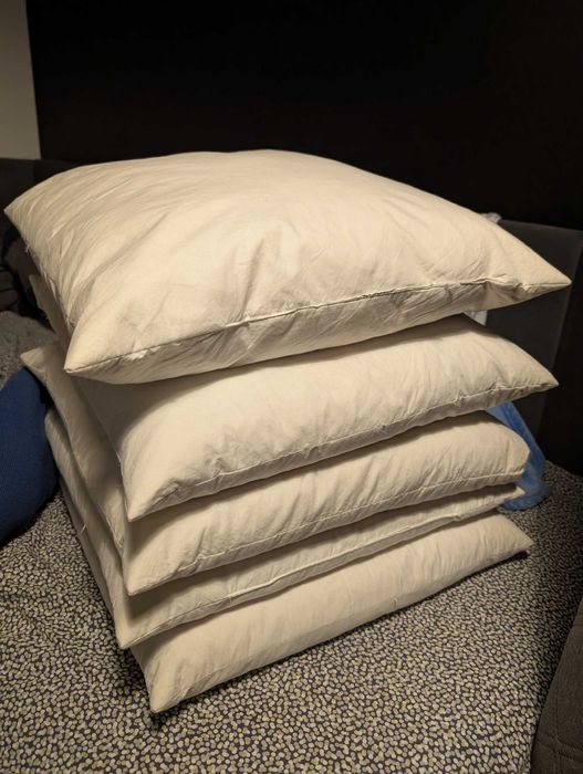 Zestaw 5 poduszek z pierza ikea