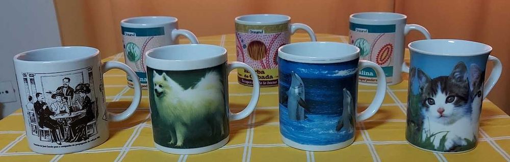 Mugs 11 various with designs and sizes (New Mugs)64552617482370124