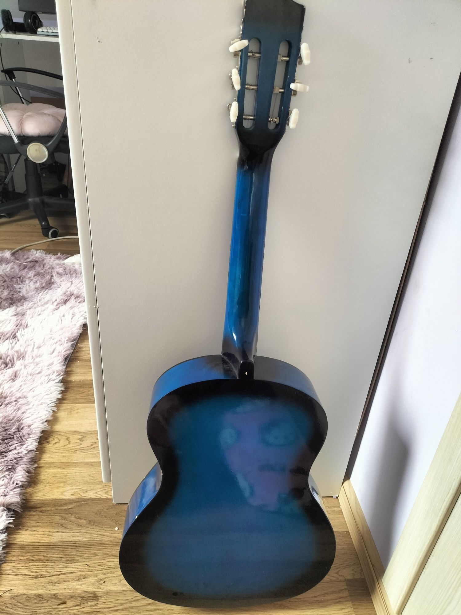 Gitara klasyczna 3/4 niebieska