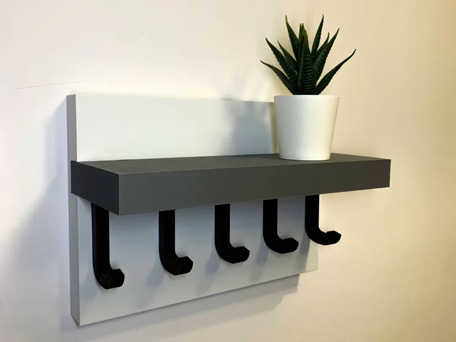 Organizador de Chaves com Prateleira Decorativa