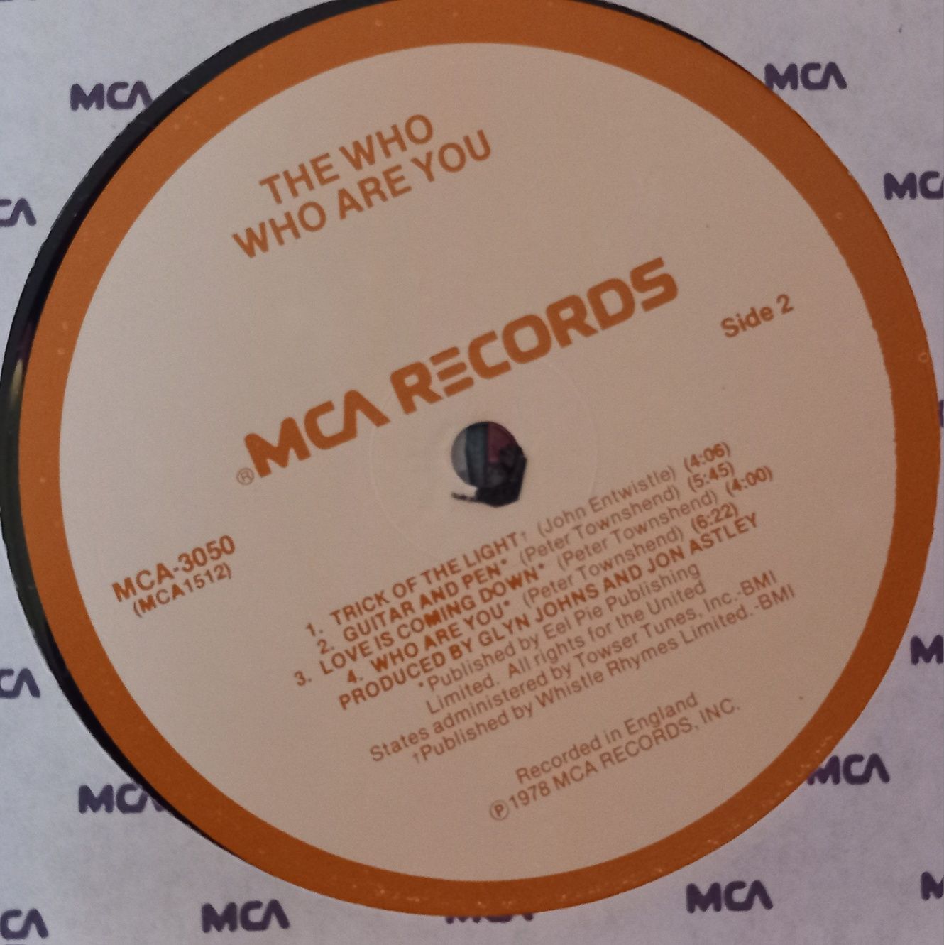 The Who Who Are You LP Winyl Album Stereo 1US Press 1978 EX