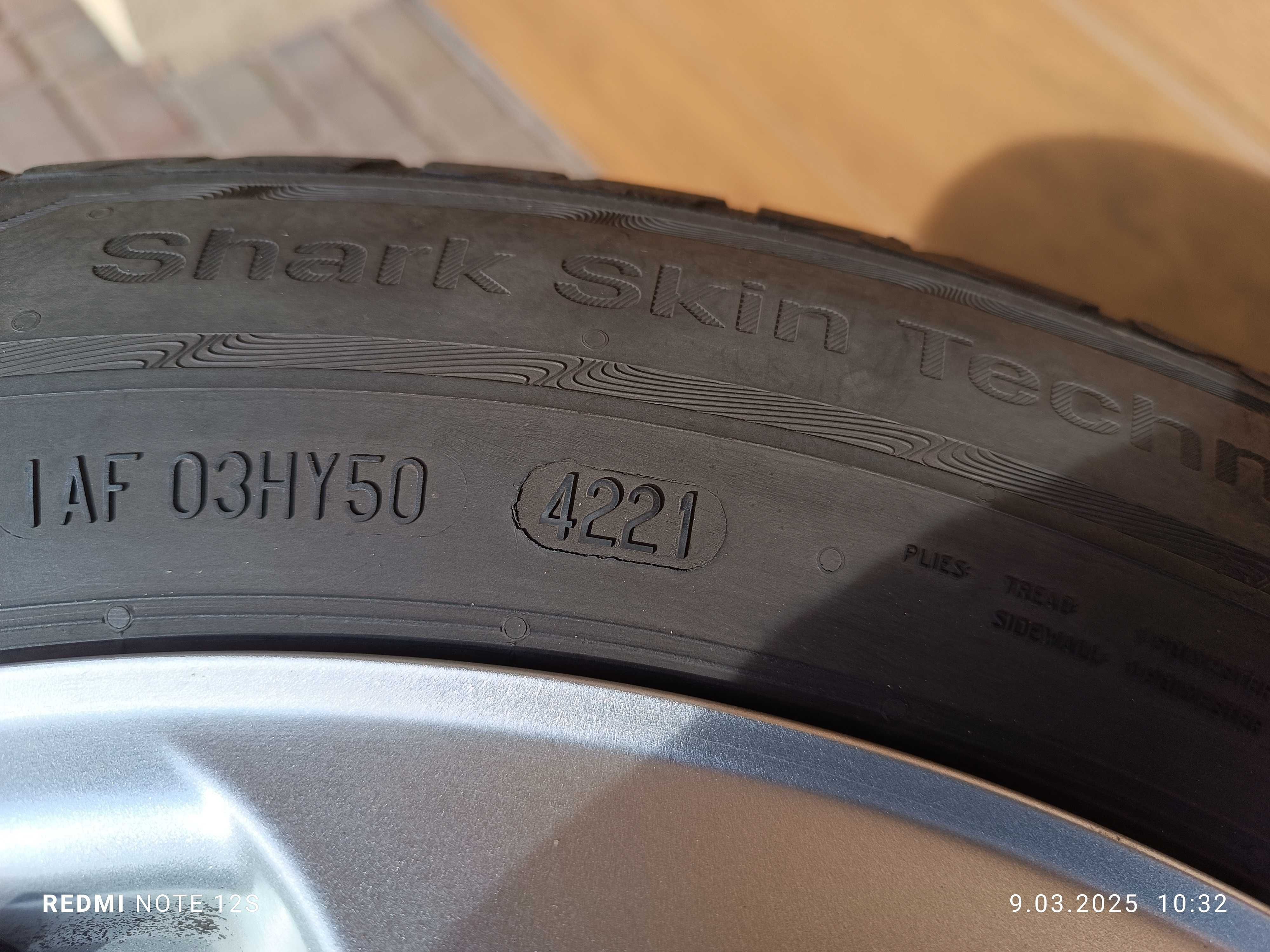 Koła felgi R16" Audi A4 / A6 alu 205/55R16 Uniroyal Rainsport 5