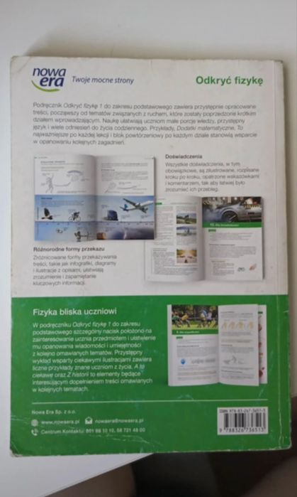 Odkryc fizyke 1 liceum technikum nowa era ksiazka podrecznik