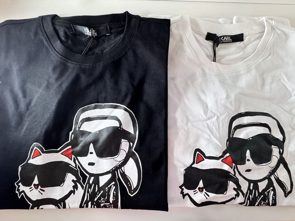 Футболка Karl Lagerfed розміри S, M, жіноча футболка Карл Лагерфельд
