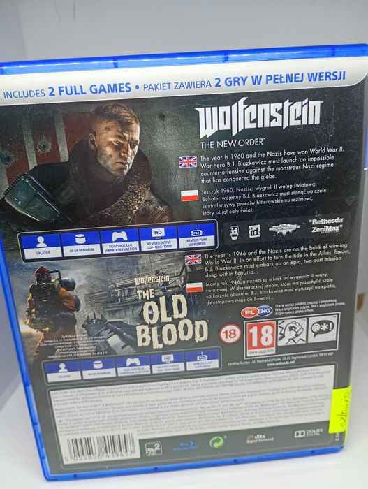 Gra Wolfenstein The New Order Playstation 4 Komis Madej Sc