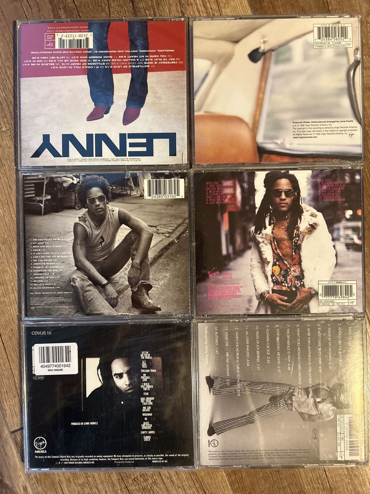 Lenny Kravitz 6 płyt CD oryginalne stan bdb cena za komplet