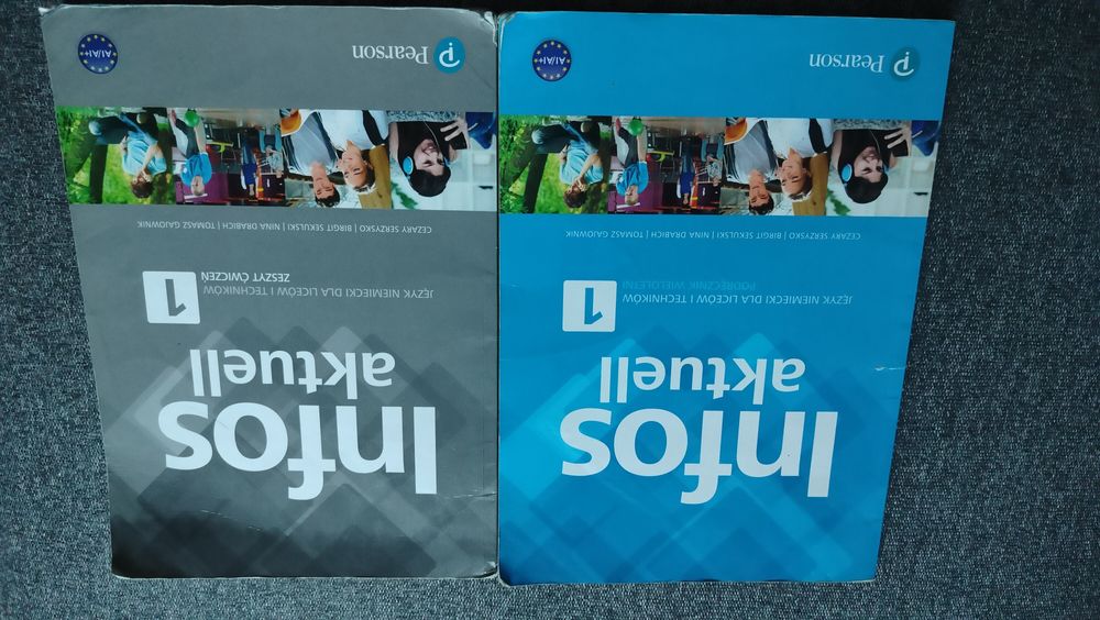 Podręcznik do j.niemieckiego i ćwicz Infos aktuell 1 liceum  technikum