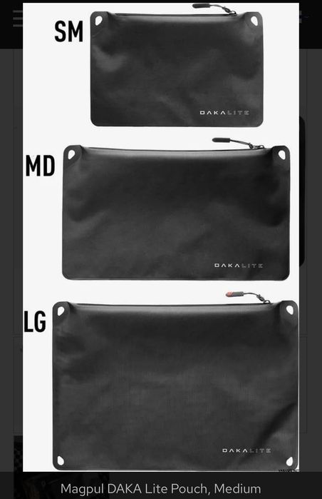 Сумка Medium DAKA Lite Pouch Small/Medium, оливка/сірий/чорний