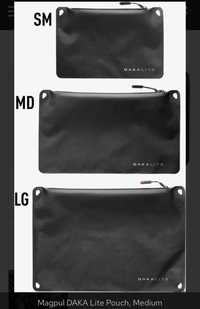 Сумка Medium DAKA Lite Pouch Small/Medium, прозорий/чорний