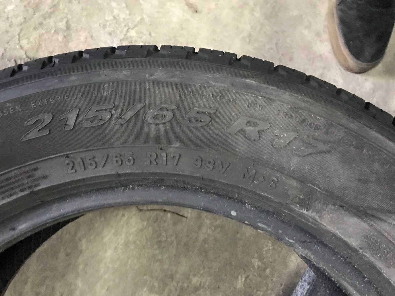 Шини Pirelli 215/65r17 Пара літо б/у склад Оригінал