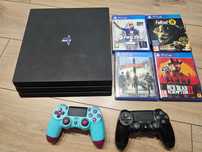 Konsola PlayStation 4 PRO 1TB, 2x Pad, Gry!