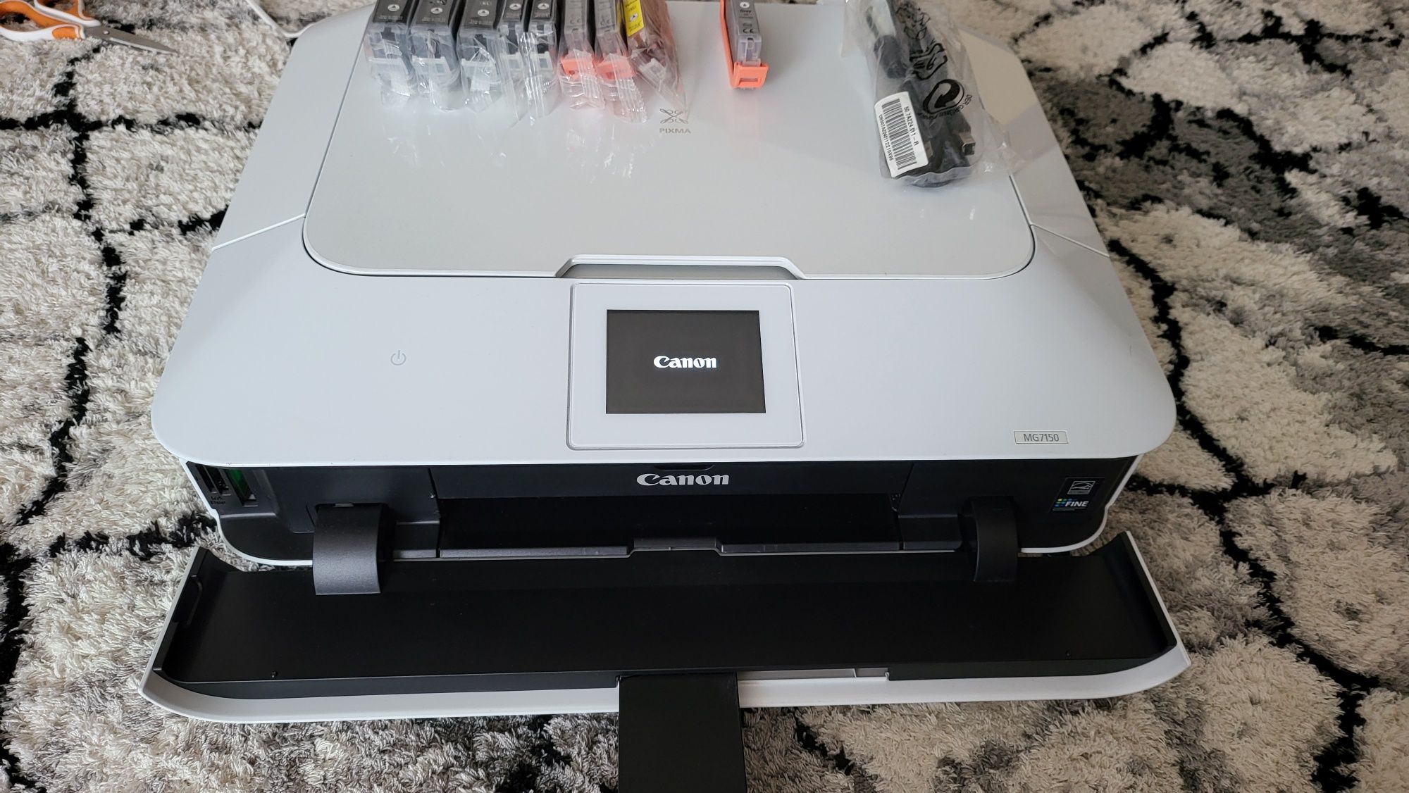 Drukarka Canon MG7150 - Wi-Fi, Dotyk, Druk dwustronny, Druk na CD