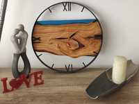 Drewniany zegar typu LOFT
