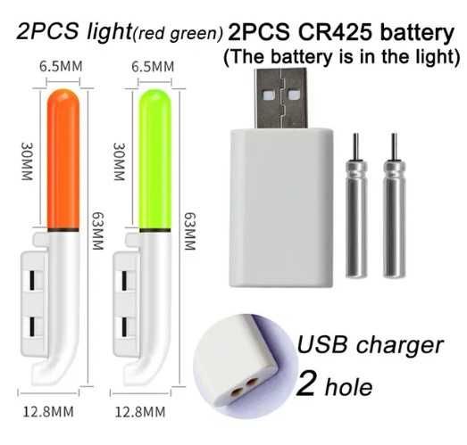 Sygnalizator brań LED. Ładowanie USB.