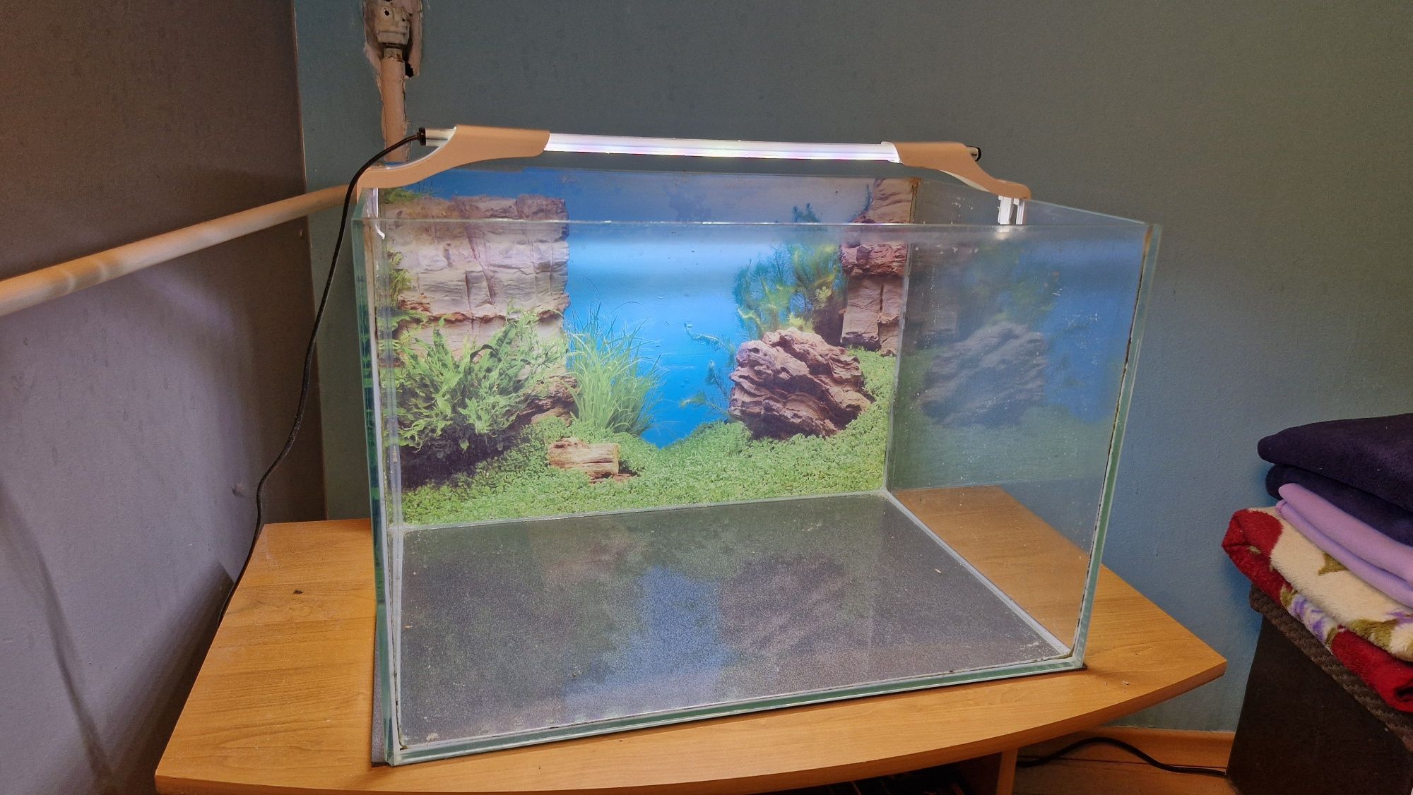 Akwarium 96l z oświetleniem led