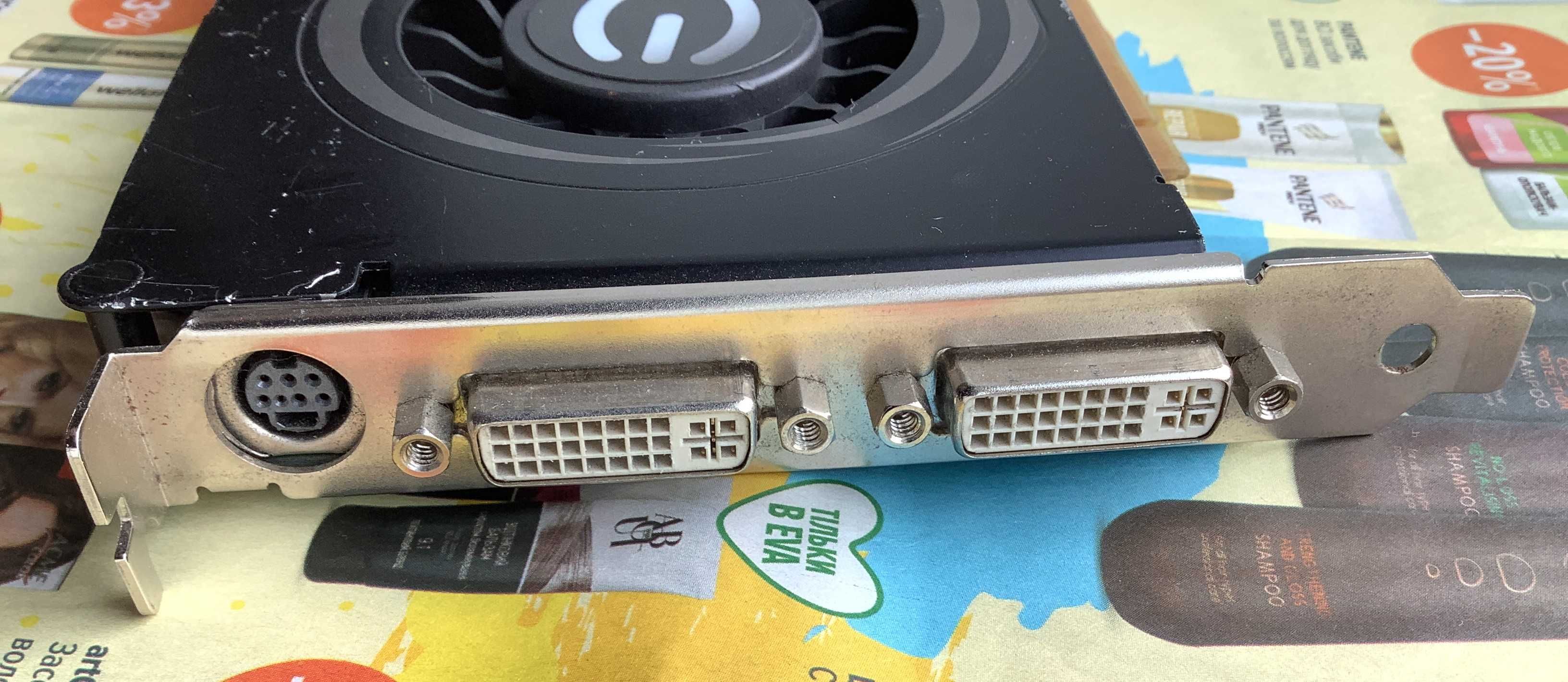 Відеокарта на ЗАПЧАСТИНИ EVGA GeForce 9800 GT 512Мб PCI Express