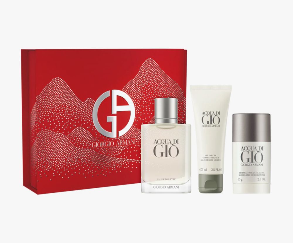 Подарочный мужской набор Armani Acqua di Gio. Аромат и дезик.